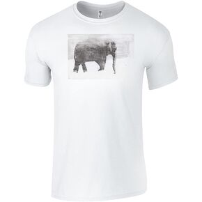 Have It Tall Men's Snow Elephant Graphic T Shirt