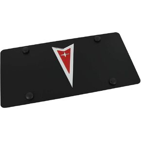 Eurosport Daytona- Compatible with -, Pontiac - Carbon Steel License Plate