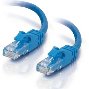 C2G 03980 Cat6 Cable - Snagless Unshielded Ethernet Network Patch Cable, Blue (30 Feet, 9.14 Meters)