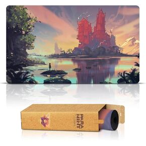 Chihiro (Stitched) - Anime Fantasy Playmat - Compatible with Spirited Away, Magic The Gathering Playmat - Play MTG, YuGiOh, TCG - Original Play Mat Art Designs & Accessories