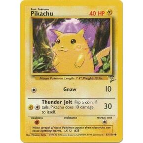 Pokemon - Pikachu (87) - Base Set 2