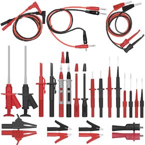 Whole Set Multimeter Test Lead Kits Set Essential Automotive Electronic Connectors Cables Hand Tool Battery Tester & Auto Diagnostic Tools