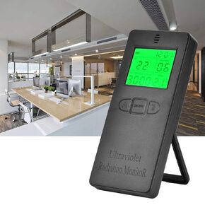 【𝐂𝐡𝐫𝐢𝐬𝐭𝐦𝐚𝐬 𝐃𝐞𝐚𝐥𝐬】UV Tester - LCD Portable Digital Ultraviolet Radiation Detector UV UVI Meter Tester with Temperature Display