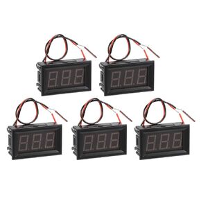 PATIKIL DC 5-120V Digital Mini Voltmeter Voltage Display, LED Display Panel Voltage Tester Meter for Car Motorcycle Battery Monitor, Blue