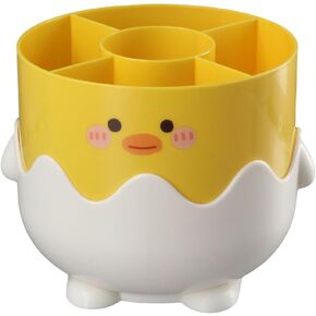 dohobby Little Yellow Duck Pencil Holder, Cute Pencil Cup, Desktop Stationery Organizer Box for Home Office