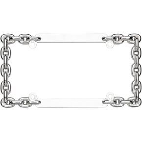 Cruiser Accessories 20530 Chain License Plate Frame, Chrome