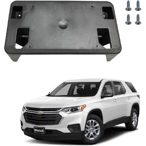 إطار لوحة الترخيص الأمامي لسيارة Chevy Traverse 2018 2019 2020 2021 حامل لوحة ترخيص المصد الأمامي استبدال قوس # 84282822 GM1068196