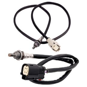 Front & Rear Oxygen Sensor 32700005 93214066 for Harley Dyna Fat Bob,Low Rider,Dyna Street Bob/Super Glide,Softail Blackline/Breakout/Deluxe/Heritage Classic/Pro-Street FXDF FXDL FXDB FXSE FXDC