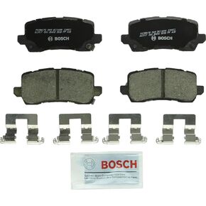 BOSCH BC1698 QuietCast Premium Ceramic Disc Brake Pad Set - Compatible With Select Acura RLX, TLX; REAR