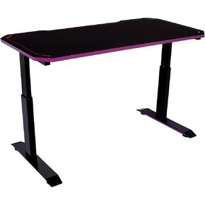 Cooler Master GD120 V1 PC Gaming Desk, Full Surface Water-Repellent Mousepad, 220lbs Weight Support, 3 Height Levels, Cable Management Tray, 47.2D x 23.6W Workstation, Home Office