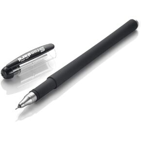 Gel Ink Pens,0.4mm Ultra Fine Point,Black Ink Standard Refill Rollerball Pen,12 Pack Set,382(Black, 0.4)
