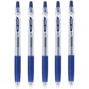 Pilot Juice 05 Retractable Gel Ink Pen, LJU-10EF, Extra Fine Point, 0.5mm, Blue Black Ink Value Set of 5