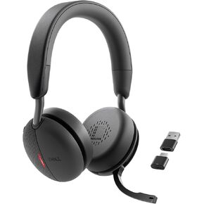 Dell WL5024 Pro Wireless ANC Headset - Hybrid Active Noise Cancellation, AI-Based Noise Cancellation Microphone, Leatherette Headband, Effortless connectivity, Microsoft Teams/Zoom Certified - Black