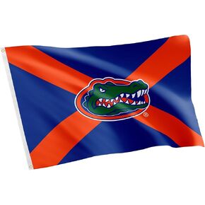 Desert Cactus University of Florida Flag UF Gators Banner 100% Polyester Indoor Outdoor 3x5 feet Flags (Design X)