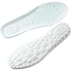Memory Foam Insoles for Women, Replacement Shoe Inserts for Work Boot, Relieves Foot Pain Mens 8-8 1/2 | Womens 9-9 1/2