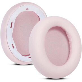 Replacement Q35 Earpads for Anker Soundcore Life Q30 Headphones Noise Cancelling Protein Leather Headset Ear pads Ultra Soft High-Density Memory Foam Ear Cushions Earmuff Repair Part (Pink)