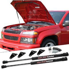 Redline Tuning 21-16004-02 Hood QuickLIFT PLUS System Compatible with Chevy Colorado & GMC Canyon 2004-2012 (All Black Components)