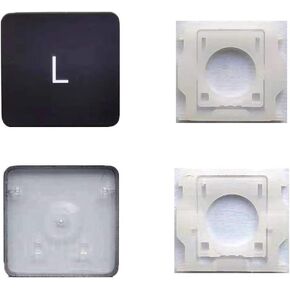Replacement Individual L Key Cap and Hinges are Applicable for MacBook Pro/Air A2141 A2251 A2289 A2179 A2337 A2338 A2442 A2485 A2779 A2780 A2941 A2918 A2992 A2681 A2941 2019-2023 Year