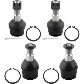 BOXI 4pcs Front Upper & Lower Ball Joint Set Fit for Ford F-250 1980-1996 / F-250 1997 / F-350 1980-1985 - FIT 4x4/4WD Models ONLY | K8435 K80026