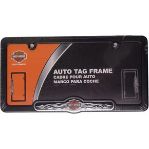 Harley-Davidson License Black Tribal B&S Frame Script CG6413