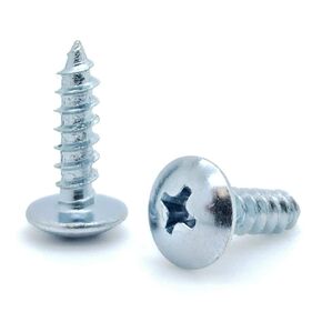 100 Qty #8 x 5/8" Zinc Plated Phillips Truss Head Wood Screws (BCP543)