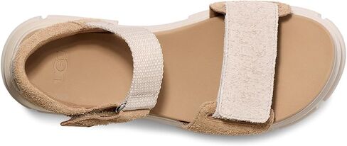 UGG Women's Ashton Ankle Heeled Sandal, Sand Suede, 8.5 in Saudi Arabia