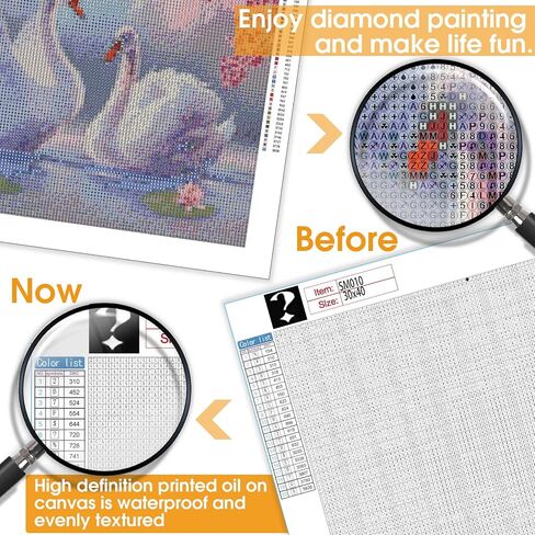 LOMSIOY 5D DIY Mystery Diamond Art Painting Kits Animal Random Paint with Diamonds Art Mysterious Square Full Drill, Embroidery Cross Stitch Crystal Rhinestone Colorless Canvas for Home Decor in Saudi Arabia