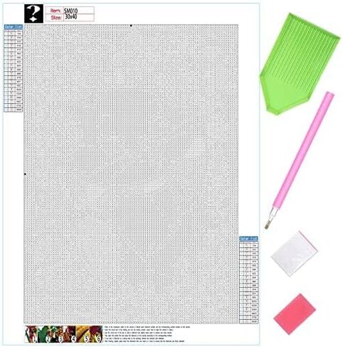 LOMSIOY 5D DIY Mystery Diamond Art Painting Kits Animal Random Paint with Diamonds Art Mysterious Square Full Drill, Embroidery Cross Stitch Crystal Rhinestone Colorless Canvas for Home Decor in Saudi Arabia