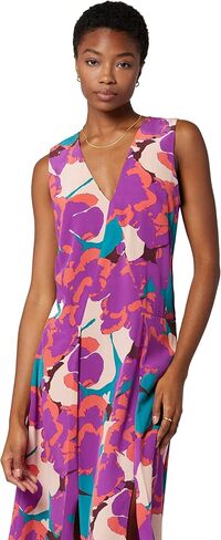 Equipment Women's Alice Dress in Dazzling Purple Multi Print in Saudi Arabia