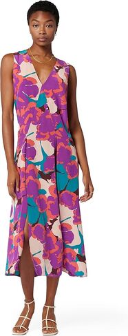Equipment Women's Alice Dress in Dazzling Purple Multi Print in Saudi Arabia