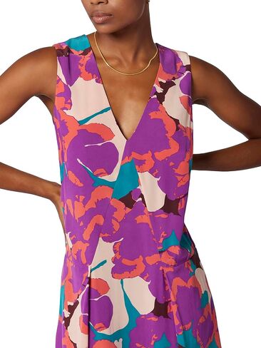 Equipment Women's Alice Dress in Dazzling Purple Multi Print in Saudi Arabia