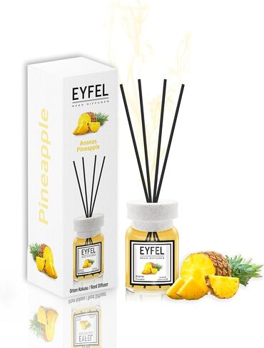 EYFEL Reed Diffusers for Home – African Mango Reed Diffuser Set 4.05 fl oz Oil Diffuser Sticks, Bathroom Diffuser, Home Fragrances, Scented Sticks, Home Decor in Saudi Arabia