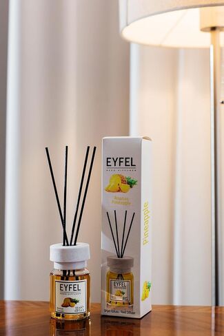 EYFEL Reed Diffusers for Home – African Mango Reed Diffuser Set 4.05 fl oz Oil Diffuser Sticks, Bathroom Diffuser, Home Fragrances, Scented Sticks, Home Decor in Saudi Arabia