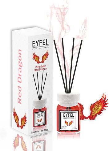 EYFEL Reed Diffusers for Home – African Mango Reed Diffuser Set 4.05 fl oz Oil Diffuser Sticks, Bathroom Diffuser, Home Fragrances, Scented Sticks, Home Decor in Saudi Arabia