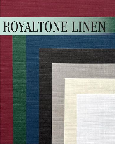 Cardstock Warehouse Royaltone Linen Regal White - 12 x 12" - 100 Lb. / 270 Gsm Matte Premium Cardstock Paper - 25 Sheets in Kuwait