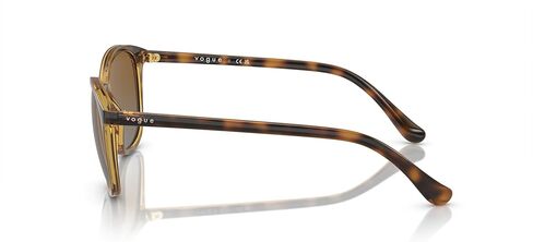 نظارة شمسية Vogue Eyewear للسيدات بإطار هافانا داكن، عدسات بنية متدرجة، 52 ملم in Saudi Arabia