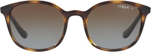 نظارة شمسية Vogue Eyewear للسيدات بإطار هافانا داكن، عدسات بنية متدرجة، 52 ملم in Saudi Arabia