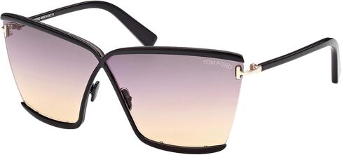 Sunglasses Tom Ford FT 0936 Elle- 02 01B Shiny Black/Gradient Smoke, Orange, in Saudi Arabia