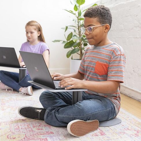 ECR4Kids The Surf Portable Lap Desk, Flexible Seating, Grey, 10-Pack in Saudi Arabia