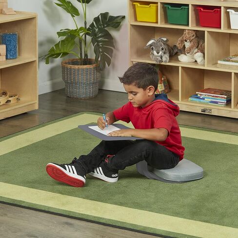 ECR4Kids The Surf Portable Lap Desk, Flexible Seating, Grey, 10-Pack in Saudi Arabia