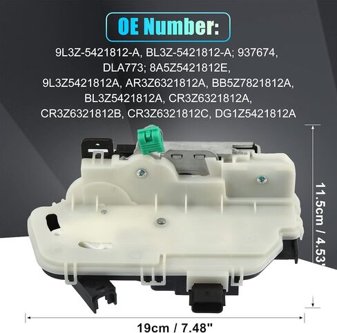 X AUTOHAUX Power Door Lock Actuator Motor Front Right Passenger Side for Ford Explorer 2011-2019 for Ford Taurus 2010-2019 9L3Z-5421812-A BL3Z-5421812-A in Saudi Arabia