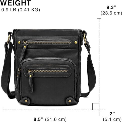 Scarleton Crossbody Bags for Women Travel Bag Purses and Handbags Multi Pocket Shoulder Bag Ultra Soft Faux Leather, H1693 in Saudi Arabia