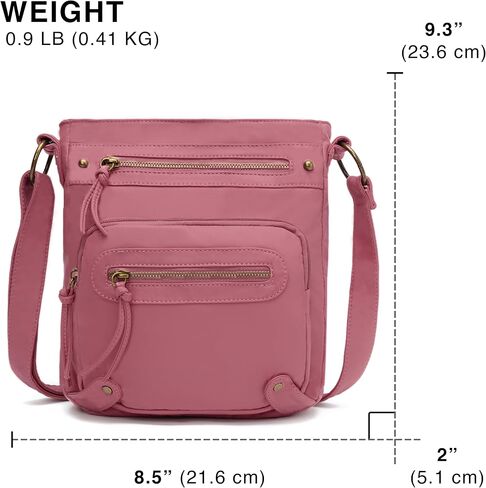 Scarleton Crossbody Bags for Women Travel Bag Purses and Handbags Multi Pocket Shoulder Bag Ultra Soft Faux Leather, H1693 in Saudi Arabia