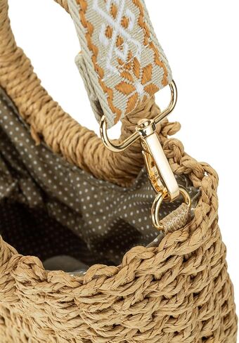 حقائب يد من كومون سترو للنساء، حقائب يد صيفية للشاطئ، محفظة منسوجة للإجازات in Kuwait