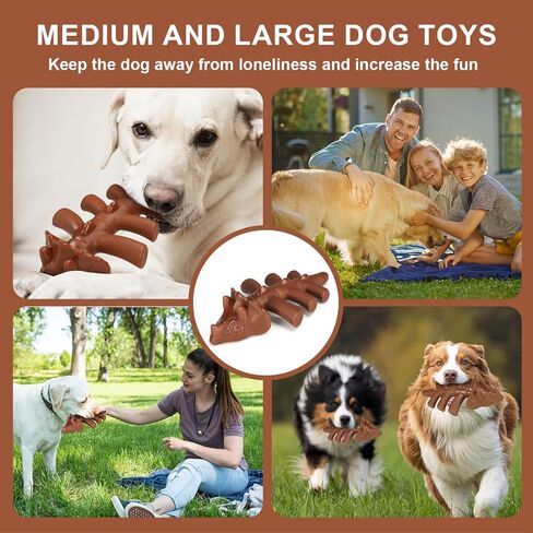 Tough Dog Chew Toy for Aggressive Chewers Indestructible Durable Nylon Dog Training Interactive Toy Teething Bone for Large Medium Dogs Real Bacon Flavored Toy to Keep Them Busy in Saudi Arabia