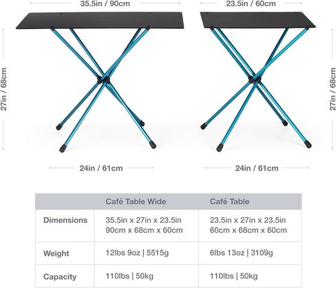 Helinox Café Table Dining Height Portable Camping Table, Coyote Tan in Saudi Arabia