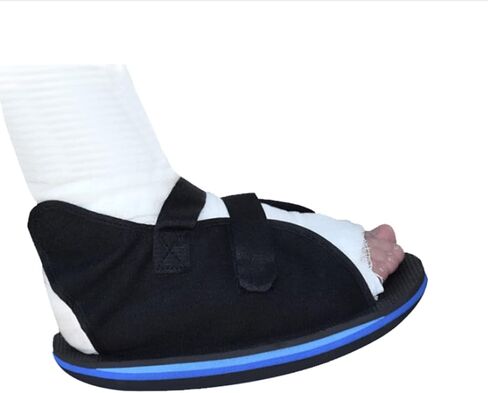 Post Op Shoe Broken Toe Open Walking Shoe Lightweight Surgical Foot Protection Cast Boot Adjustable Straps for Ankle Injures Support Bunion Hammertoe Post Surgery Brace Foot Fracture Orthopedic Shoe in Saudi Arabia