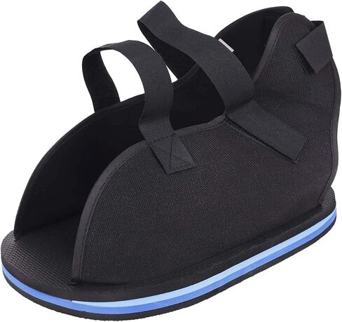 Post Op Shoe Broken Toe Open Walking Shoe Lightweight Surgical Foot Protection Cast Boot Adjustable Straps for Ankle Injures Support Bunion Hammertoe Post Surgery Brace Foot Fracture Orthopedic Shoe in Saudi Arabia