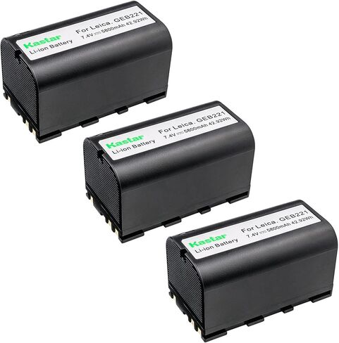 Kastar GEB221 Battery 1-Pack Replacement for Leica 724117, 733269, 733270, T733270, 772806, GEB70, GEB90, GEB111, GEB171, GEB211, GEB212, GEB221, GEB241, GEB242, GEB371 Battery in Saudi Arabia