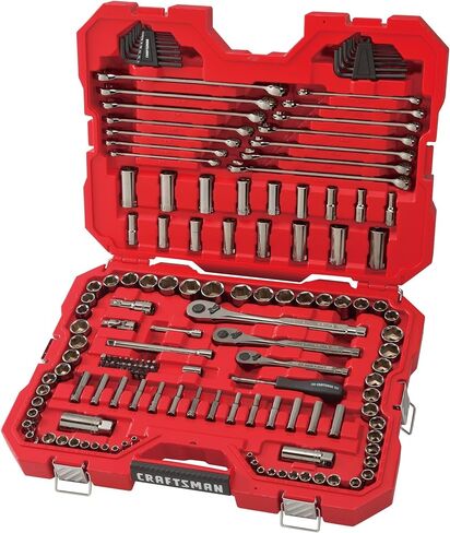 CRAFTSMAN Mechanics Tool Set, 1/4" & 3/8" & 1/2" Drive, SAE/Metric, 150 Piece (CMMT12035) in Saudi Arabia